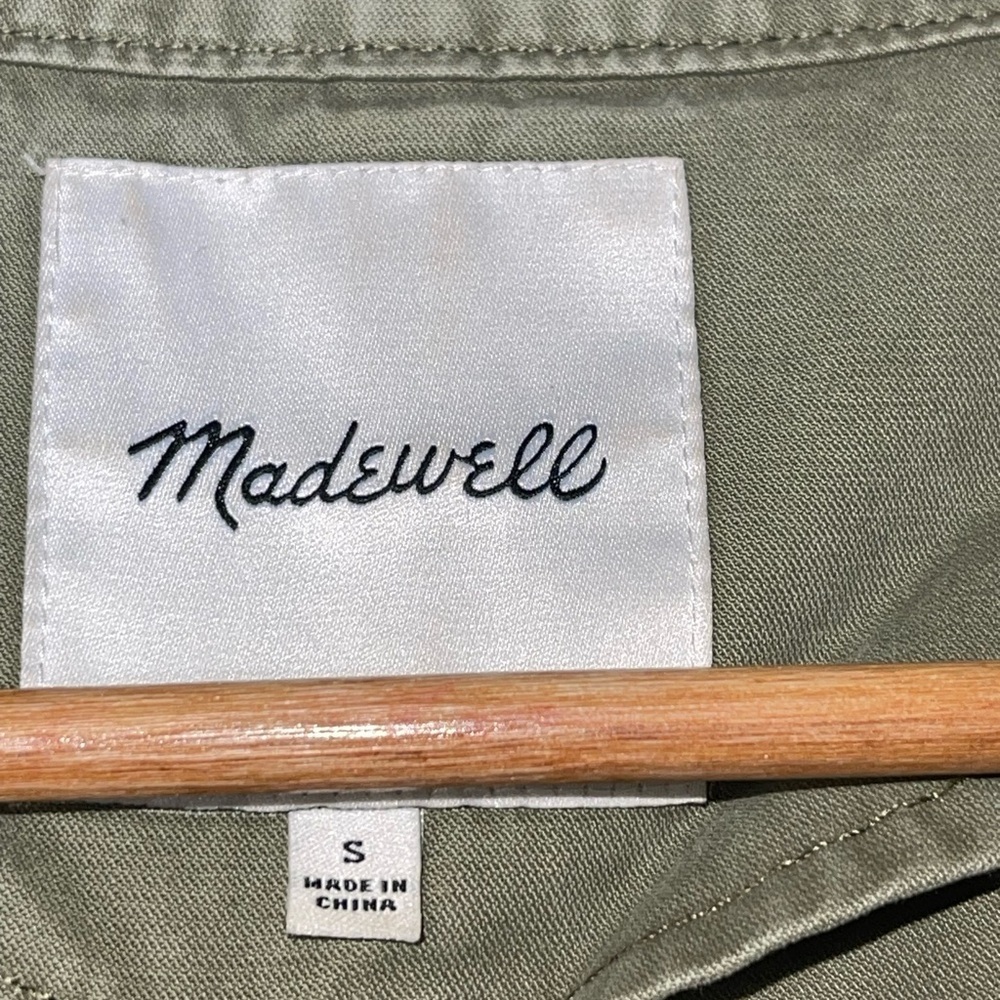 Madewell Surplus Passage Utility Jacket Olive Green SMALL Excellent condition - Picture 8 of 11